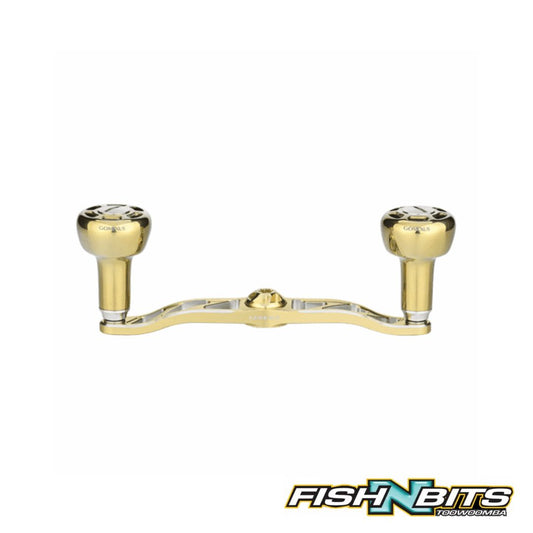Gomexus - 120mm Gold Aluminum Handle for Baitcaster reel with Titanium knob 7x4mm