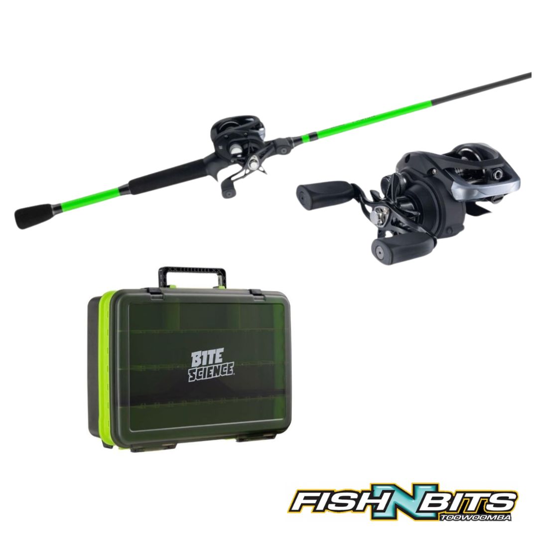 Bite Science Proton Baitcast Combo with Tackle Case – Fish N Bits