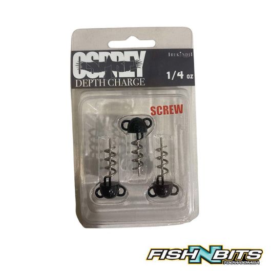 Irukandji - Osprey Depth Charge Screw Weight (Black)