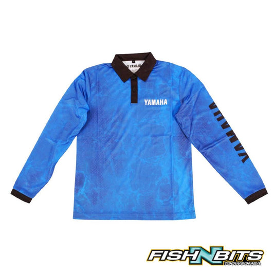 Yamaha - Youth Fishing Shirt Blue (QQF-26KFS-BL)