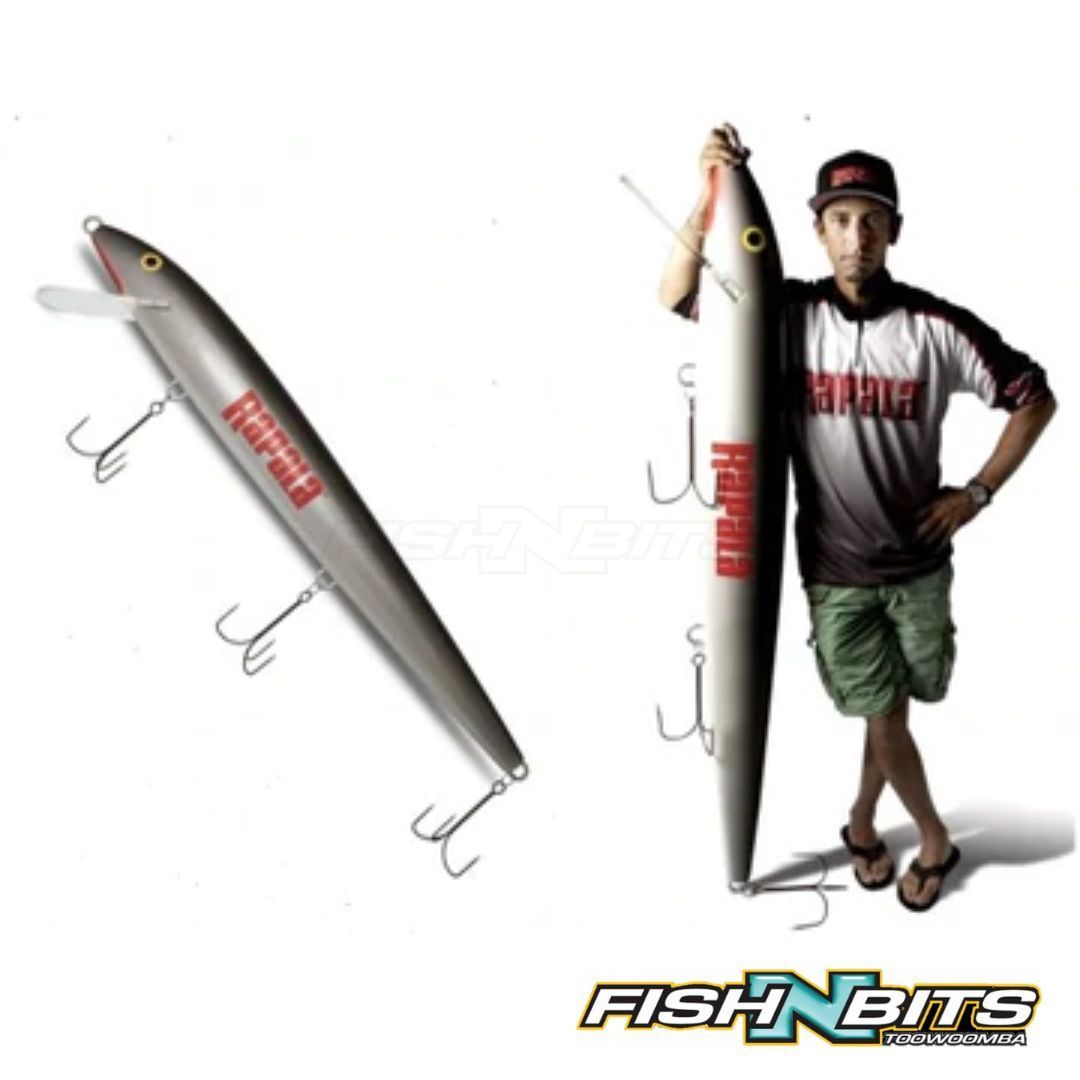 Rapala - Giant 6ft Lure Silver – Fish N Bits