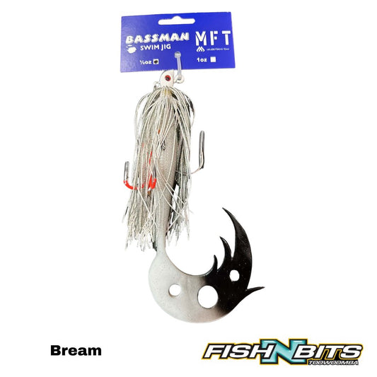 Bassman - MFT Swim Jig 1/2oz Curl Tail