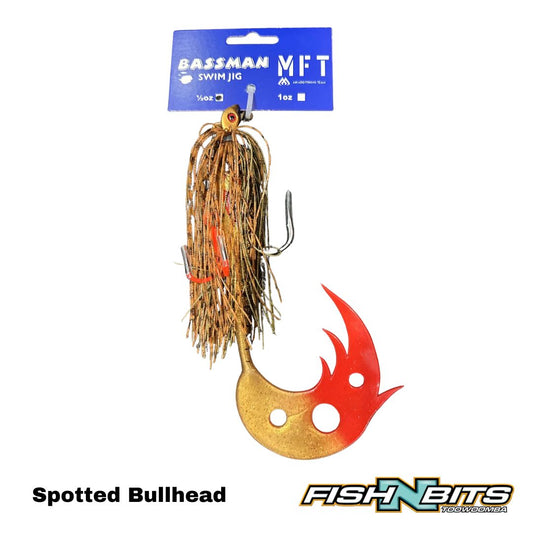 Bassman - MFT Swim Jig 1/2oz Curl Tail
