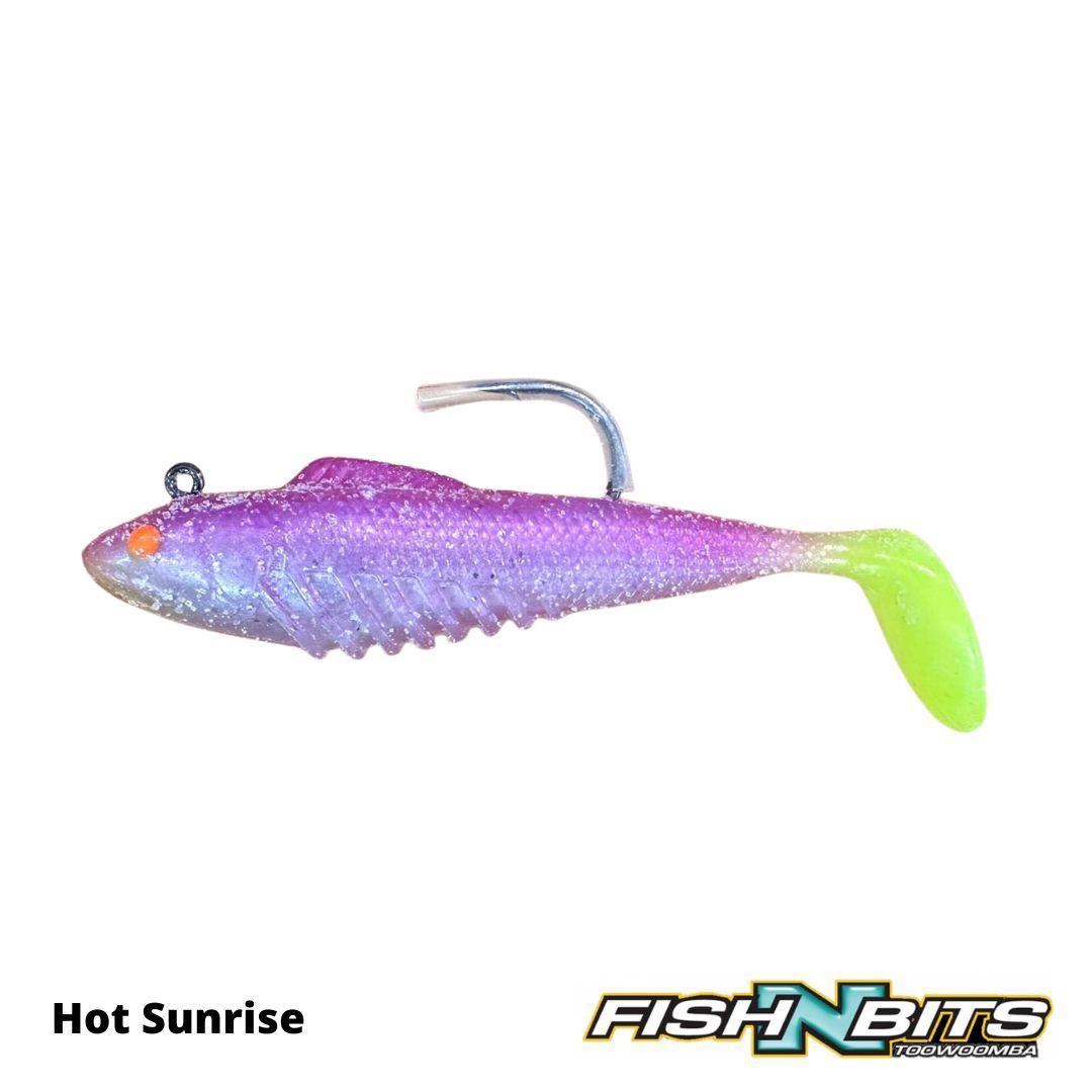 Squidgies Slickrig 100mm Soft Plastic Fishing Lure – Choose Your Color, Brand New