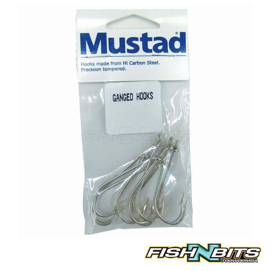 Mustad - Open eye ganged hooks (3 sets)