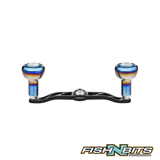Gomexus - 120mm Aluminum Handle For Baitcaster reel with Flame titanium knob 8x5mm