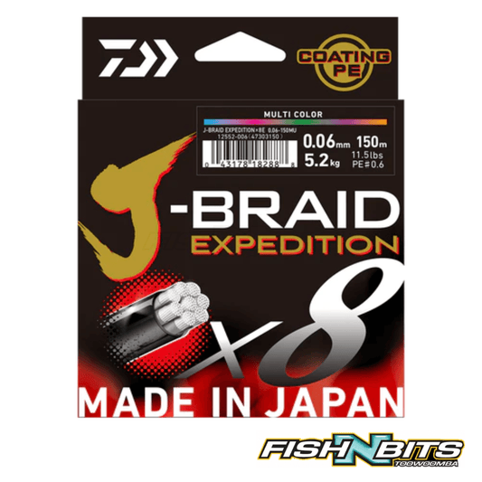 Daiwa - J-Braid Expedition X8 (150m) Orange