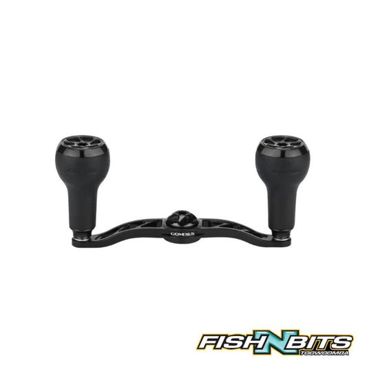 Gomexus - 100mm Aluminum handle for baitcaster reel With Black TPE Knobs 7x4mm