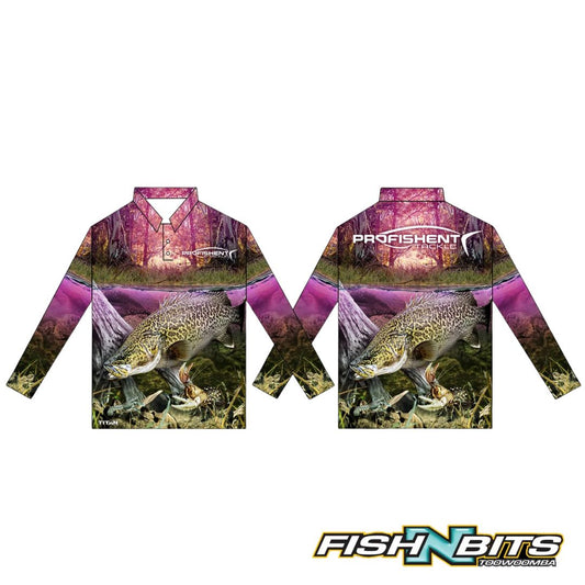 Profishent - Fishing Jersey Pink, Yab, Cod, Cray