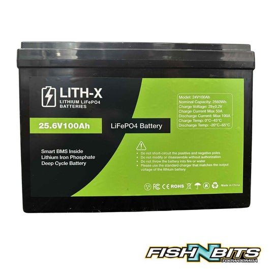 LITH-X - 24v 100Ah Lithium battery