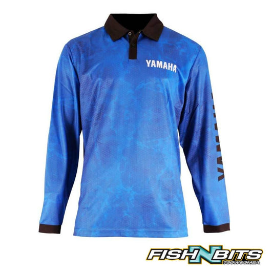Yamaha - Adult Fishing Shirt Blue (QQF-26AFS-BL)