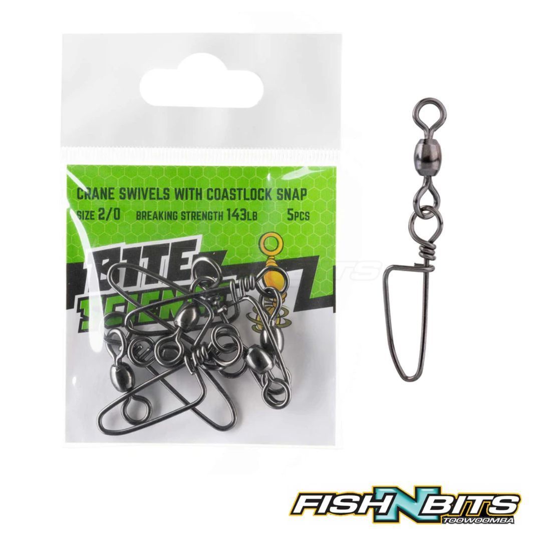 Snaps Fish Bite Science - Crane Swivel With Coastlock Snaps – Fish N Bits