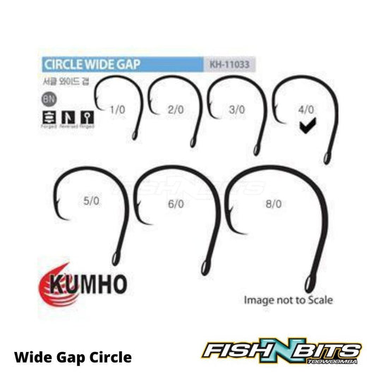 Kumho - Wide Gap Circle Hook – Fish N Bits